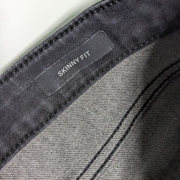 Judy Blue Skinny Fit Jeans Faded Black Gray Charcoal Wash Womens 28 Mid Rise - Picture 4 of 5